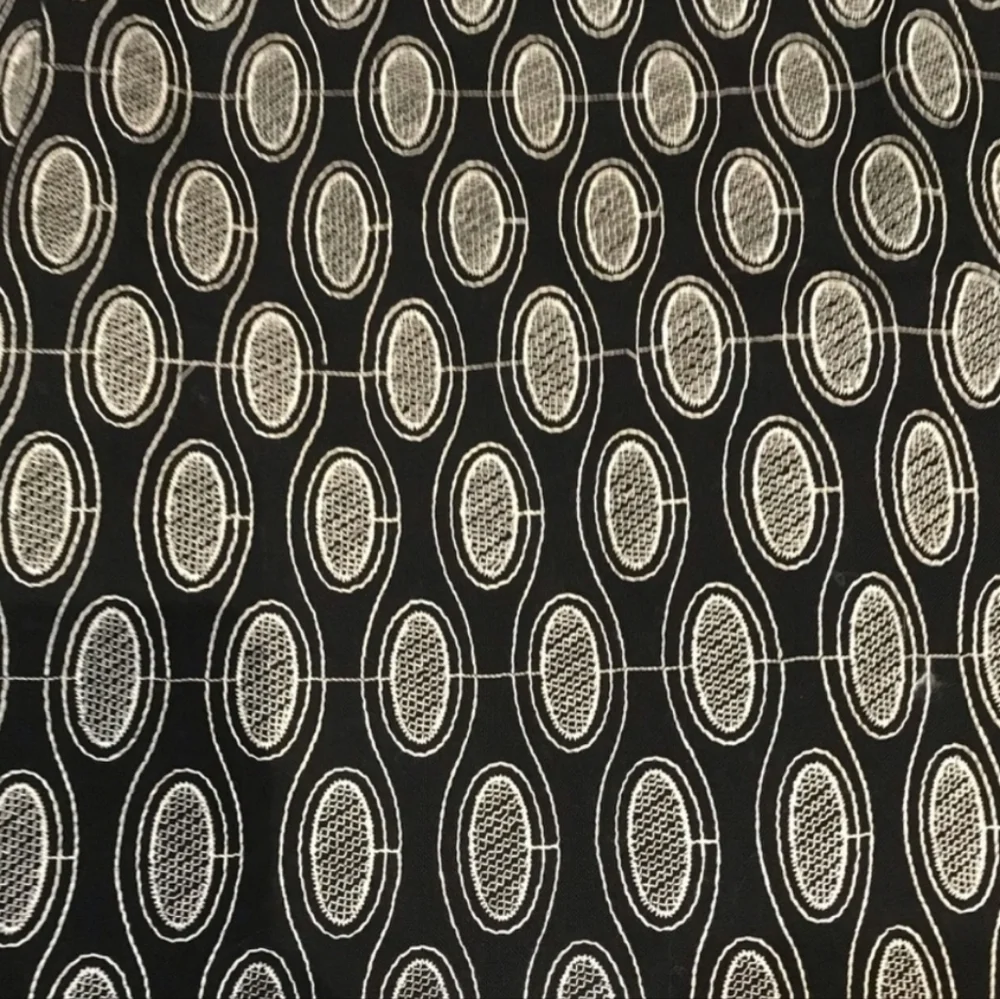 Ann Taylor Loft Geometric Design Black & White Straight Career Skirt Size 12 - Picture 4 of 6